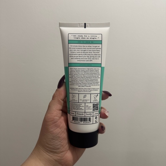 Frank body smoothing AHA body lotion - Picture 2 of 3